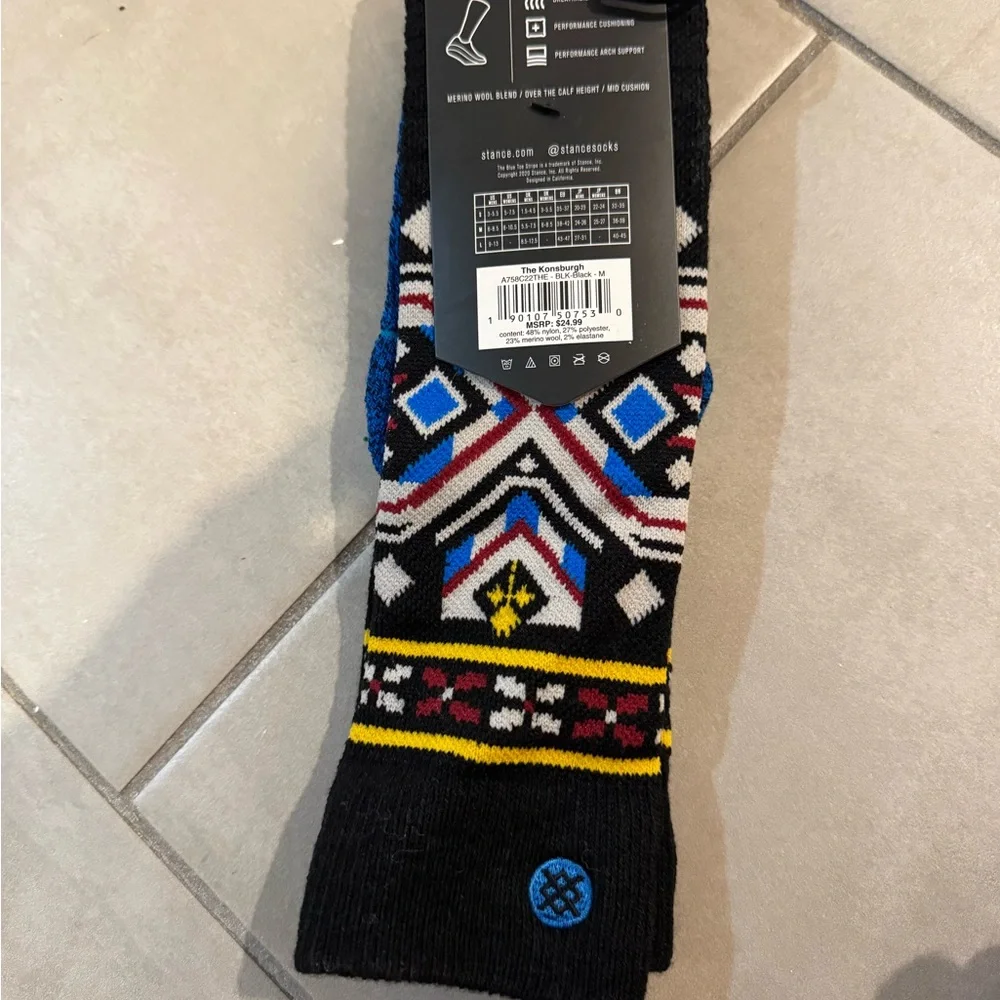 STANCE Performance SNOW Mid Cushion Wool Blend SOCKS - Picture 3 of 5